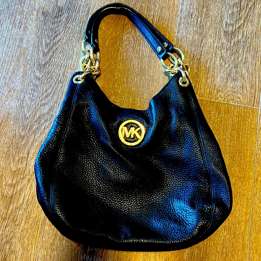 Michael Kors pebble grain leather Fulton bag, Large